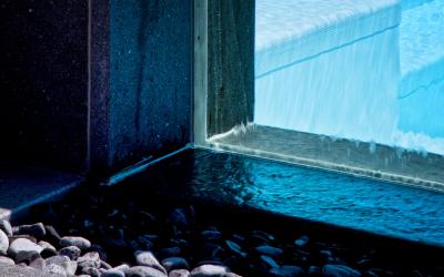 Piscina Sfioro Cascata Vetro Crystal 3